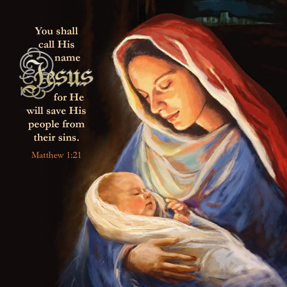 Compassion Christmas Card: Mary and Jesus (pack of 10)
