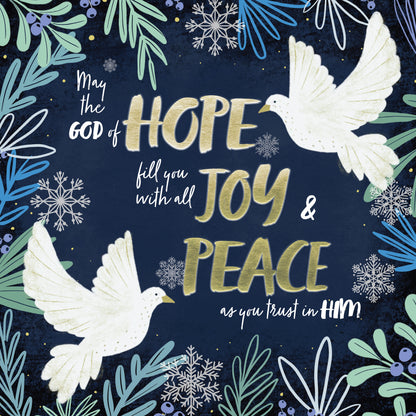 Compassion Christmas Card: Peace Doves (pack of 10)