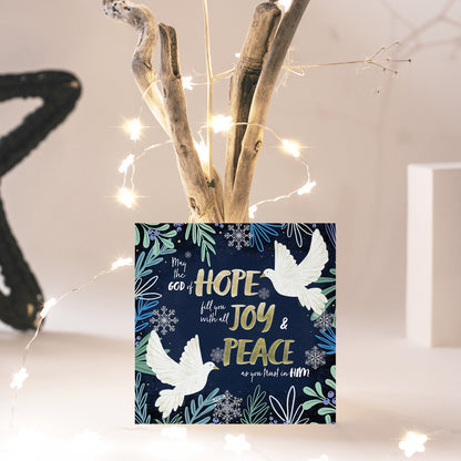Compassion Christmas Card: Peace Doves (pack of 10)