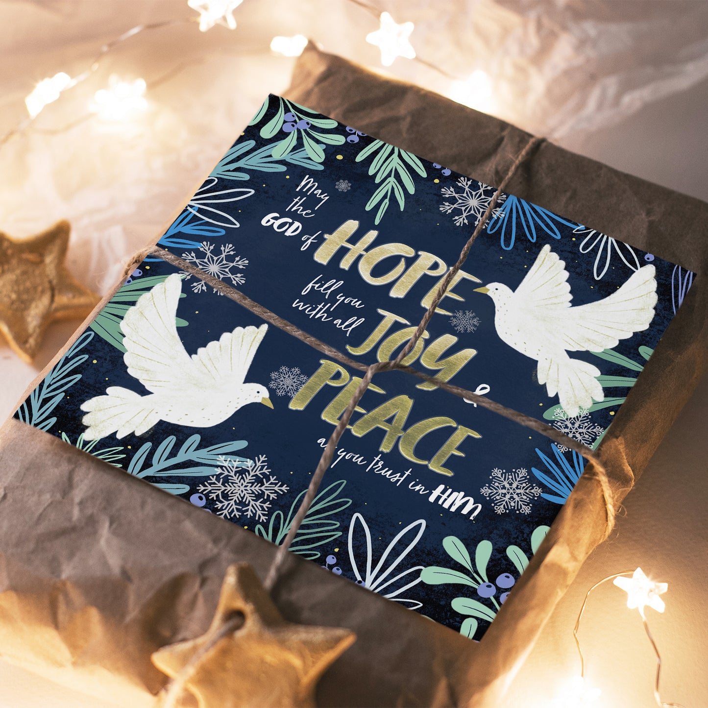 Compassion Christmas Card: Peace Doves (pack of 10)