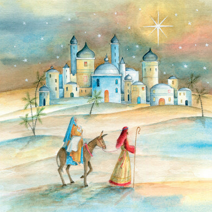 Compassion Christmas Card: Up to Bethlehem (pack of 10)