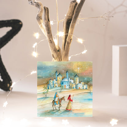 Compassion Christmas Card: Up to Bethlehem (pack of 10)