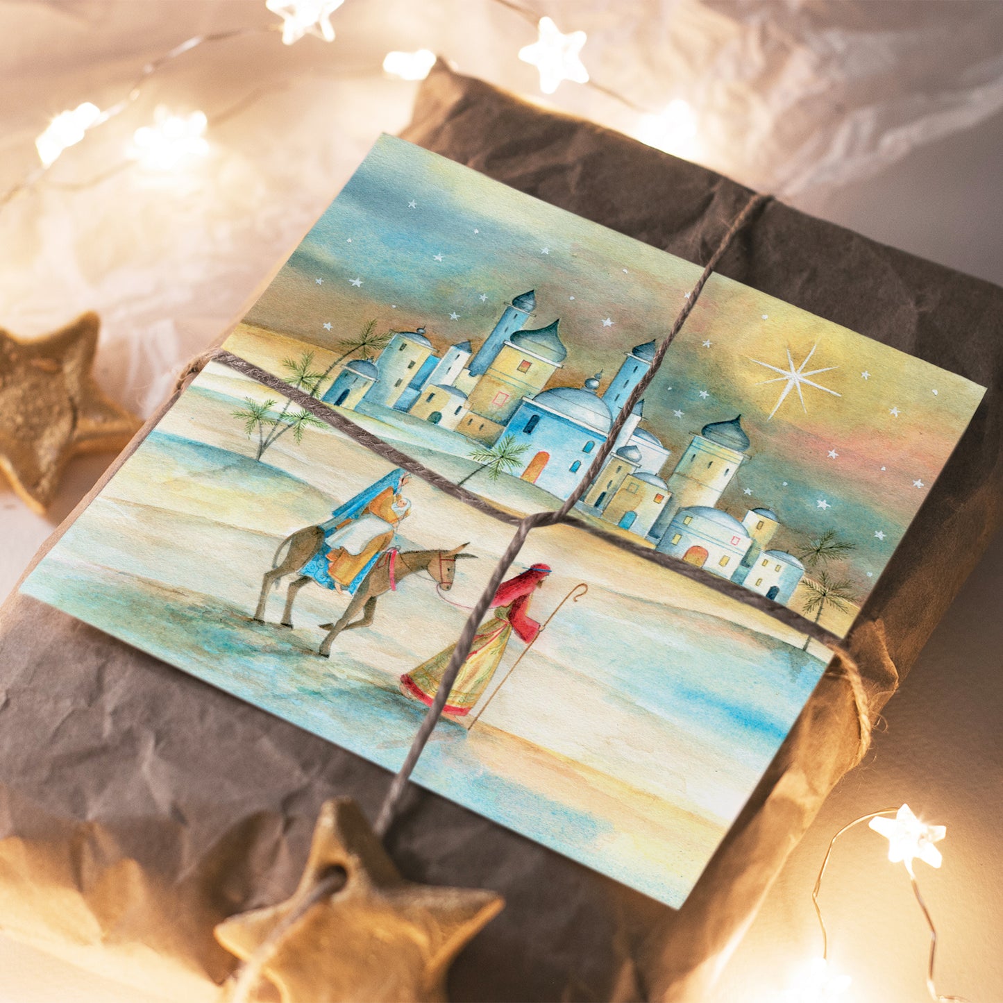 Compassion Christmas Card: Up to Bethlehem (pack of 10)