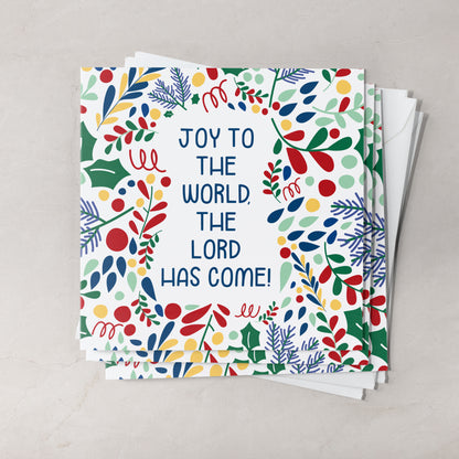 Compassion Christmas Mini Card: Joy to the World (pack of 10)