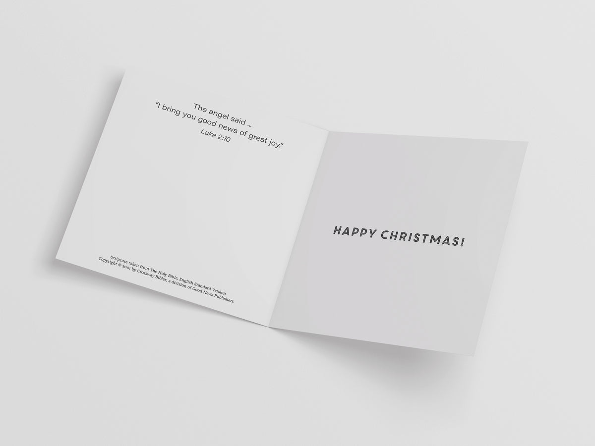 Compassion Christmas Mini Card: Joy Icons (pack of 10)