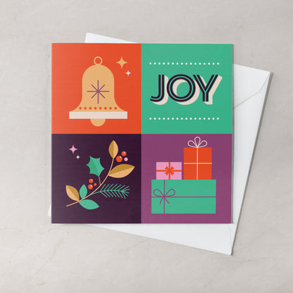 Compassion Christmas Mini Card: Joy Icons (pack of 10)