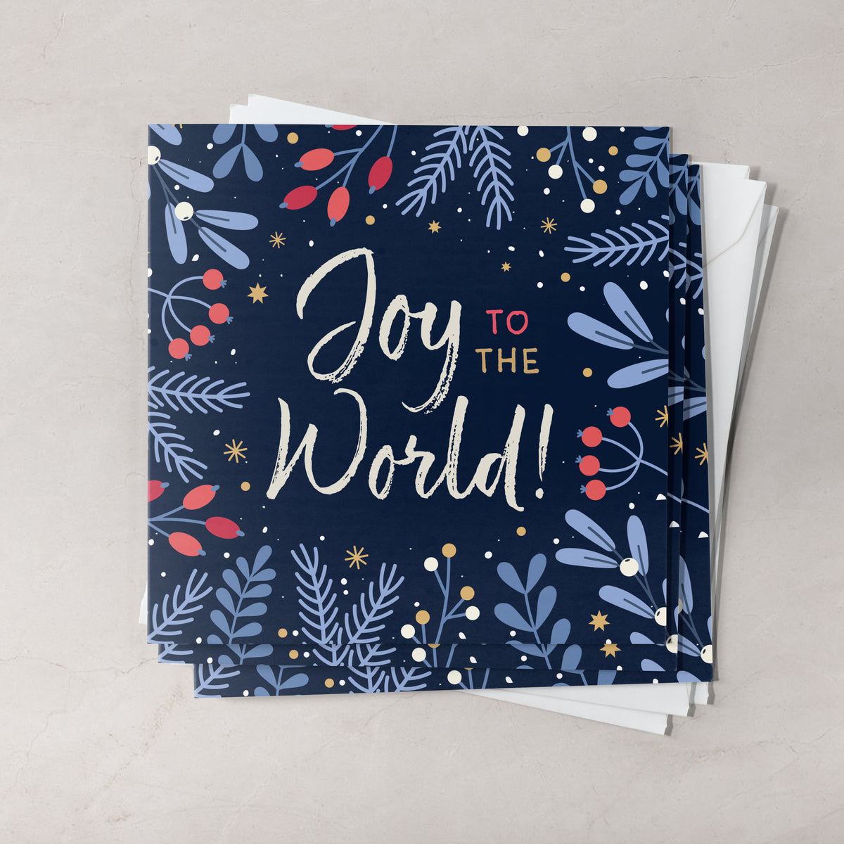Compassion Christmas Mini Card: Joy/Foliage (pack of 10)