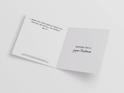 Compassion Christmas Mini Card: Joy/Foliage (pack of 10)