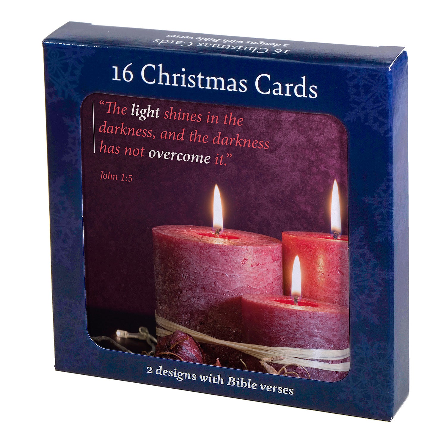 Christmas Card Pack - Candles (16 cards) - The Christian Gift Company