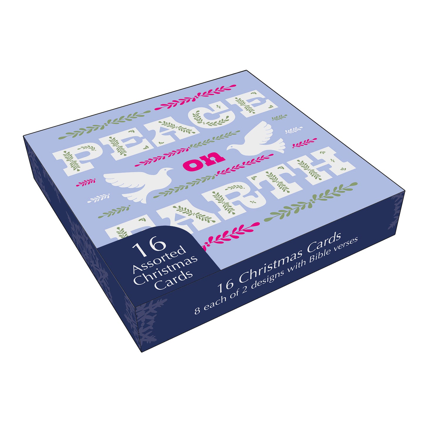 Christmas Card Box - Peace/Light (16 cards)