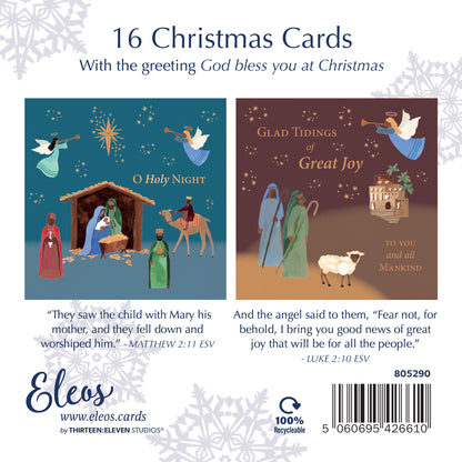 Christmas Card Box - Oh Holy Night (16 cards)