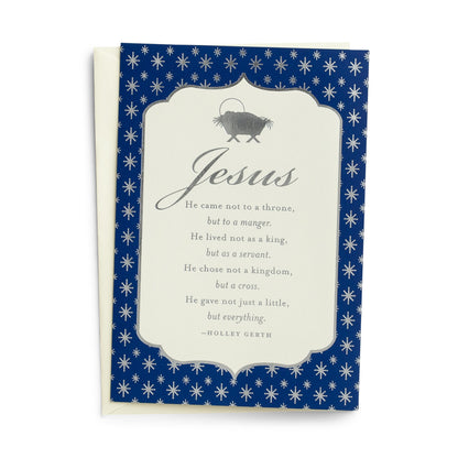 Select Christmas Cards - Jesus Came Not To A Throne (18 cards) - The Christian Gift Company