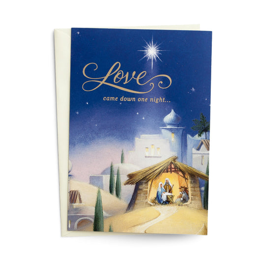 Select Christmas Cards - Love Came Down One Night (18 cards) - The Christian Gift Company