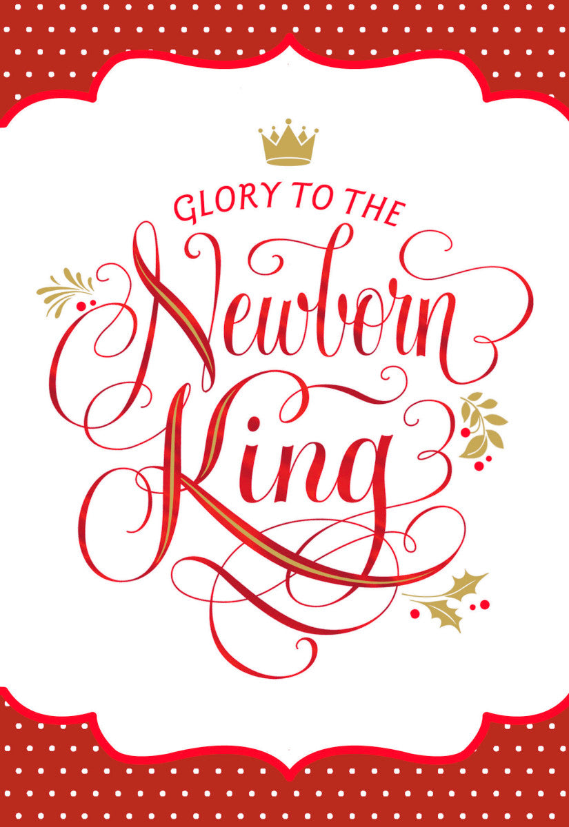 Select Christmas Cards - Glory To The Newborn King (18 cards) - The Christian Gift Company