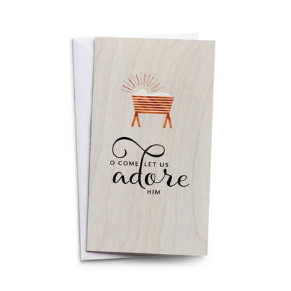 Little Inspirations Christmas Cards - O Come, Let Us Adore Him (16 cards) - The Christian Gift Company