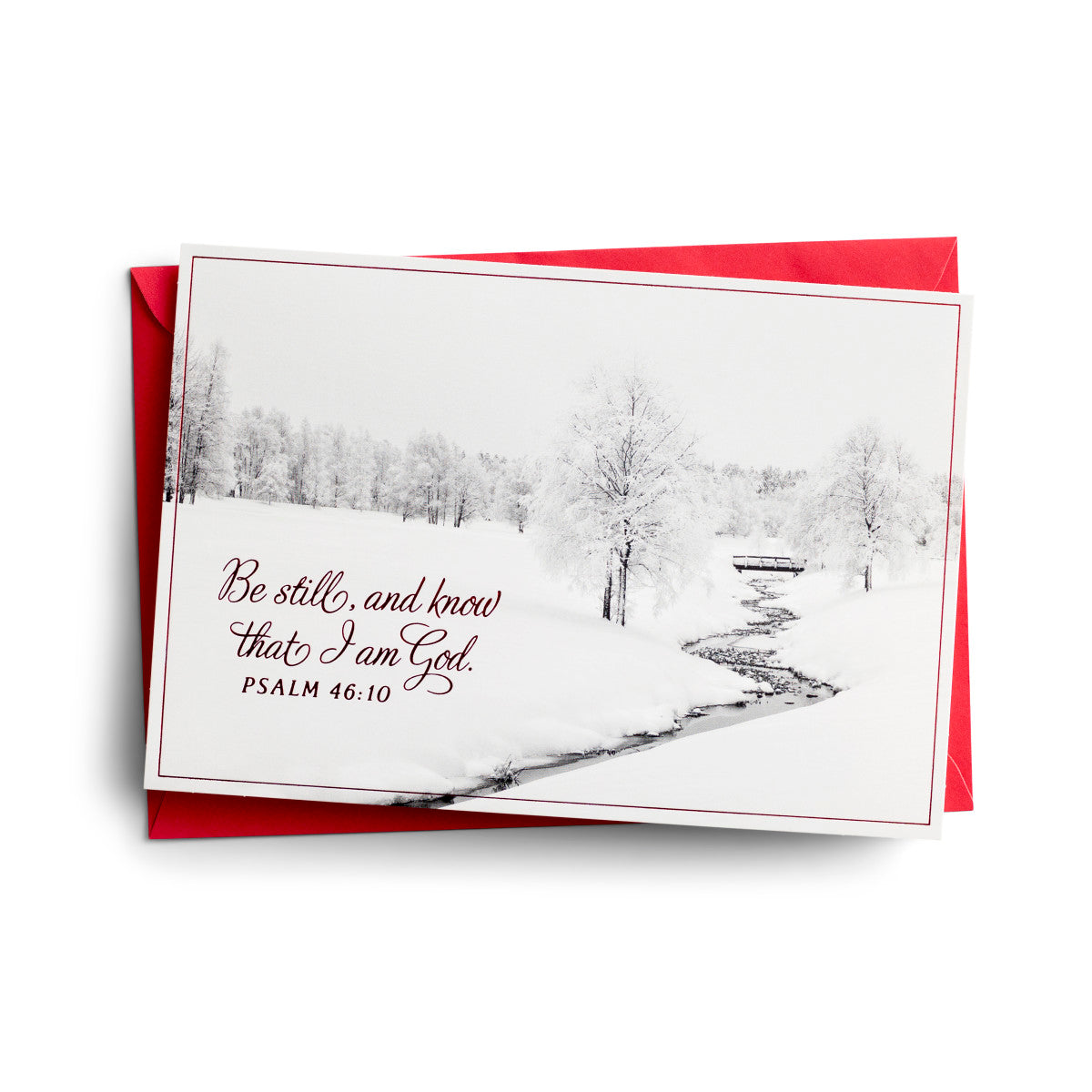 Select Christmas Cards - Be Still And Know (18 cards) - The Christian Gift Company