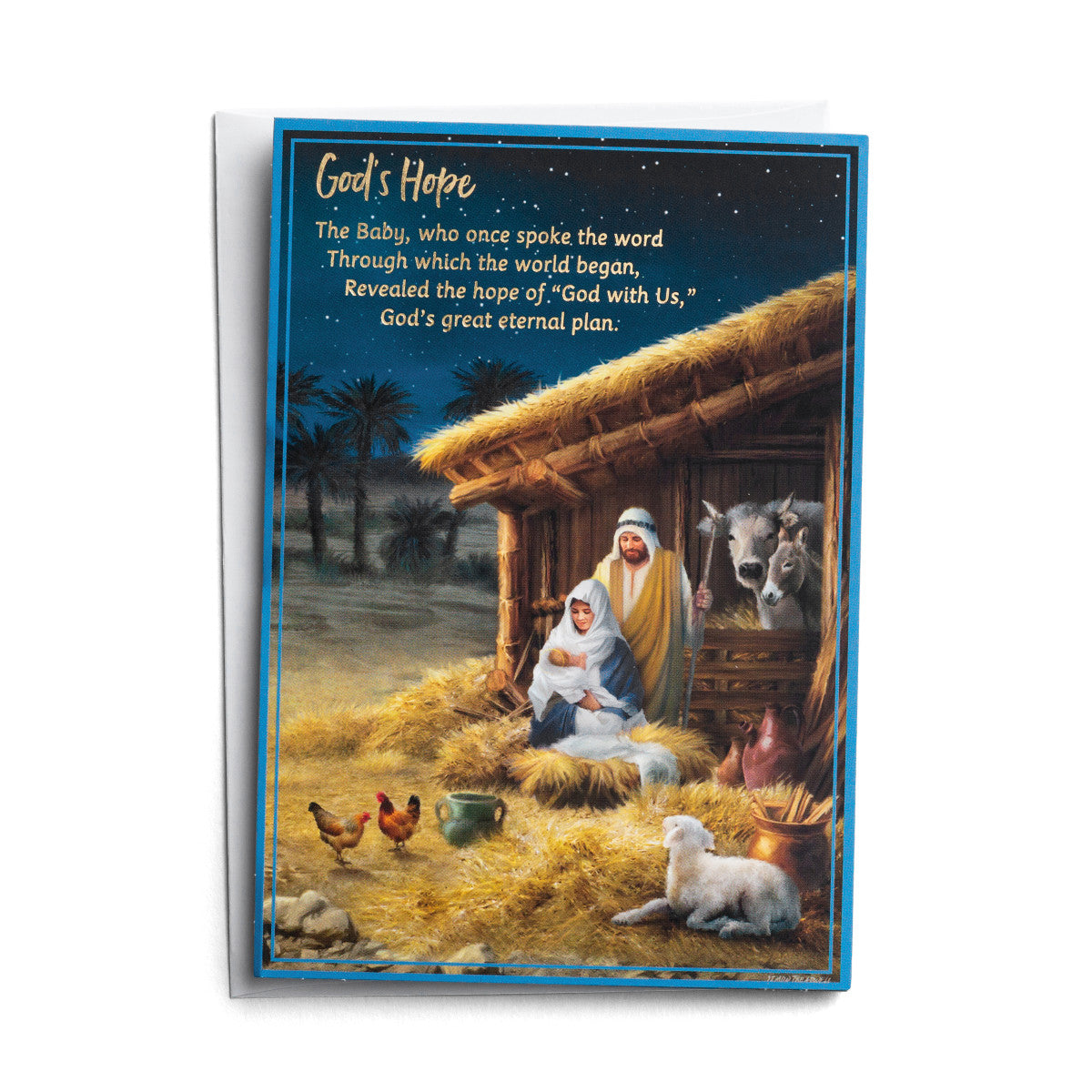 Special Edition 5-panel Christmas Cards - Christmas Story (18 cards) - The Christian Gift Company