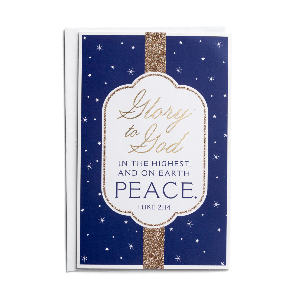 Premium Christmas Card Box - Glory To God (18 cards) - The Christian Gift Company