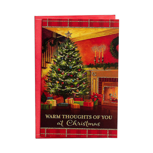 Premium Christmas Card Box - Warm Thoughts (18 cards) - The Christian Gift Company