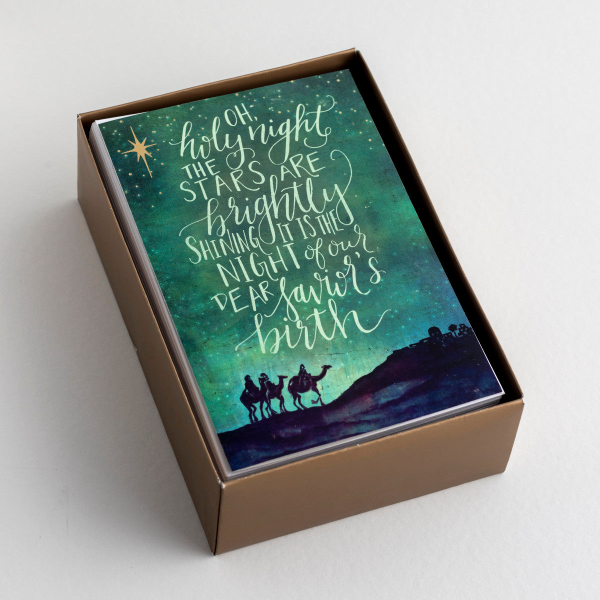 Christmas Cards - Oh Holy Night (50 cards) - The Christian Gift Company