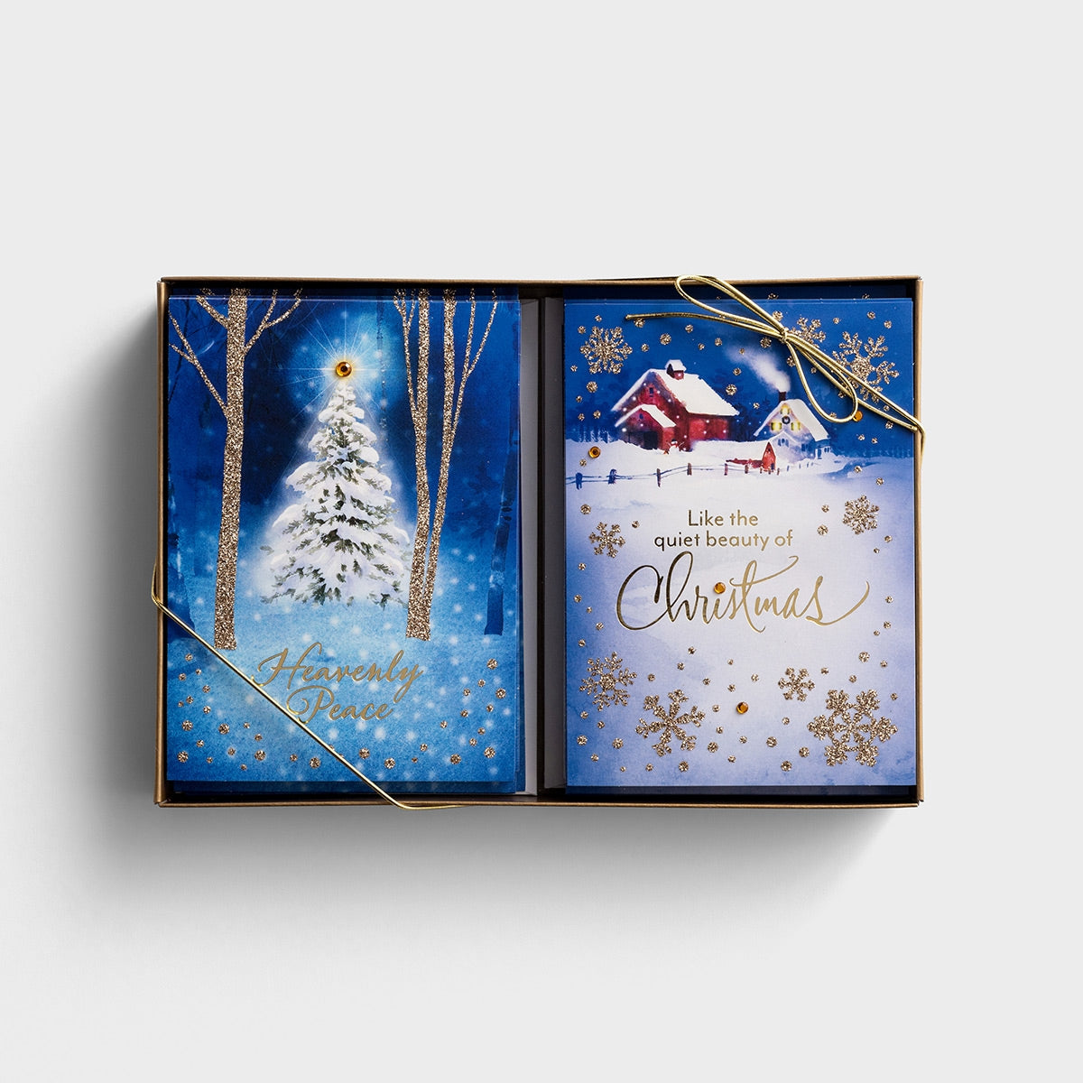 Christmas Card Dual Pack - Snowy Scenes (24 cards) - The Christian Gift Company