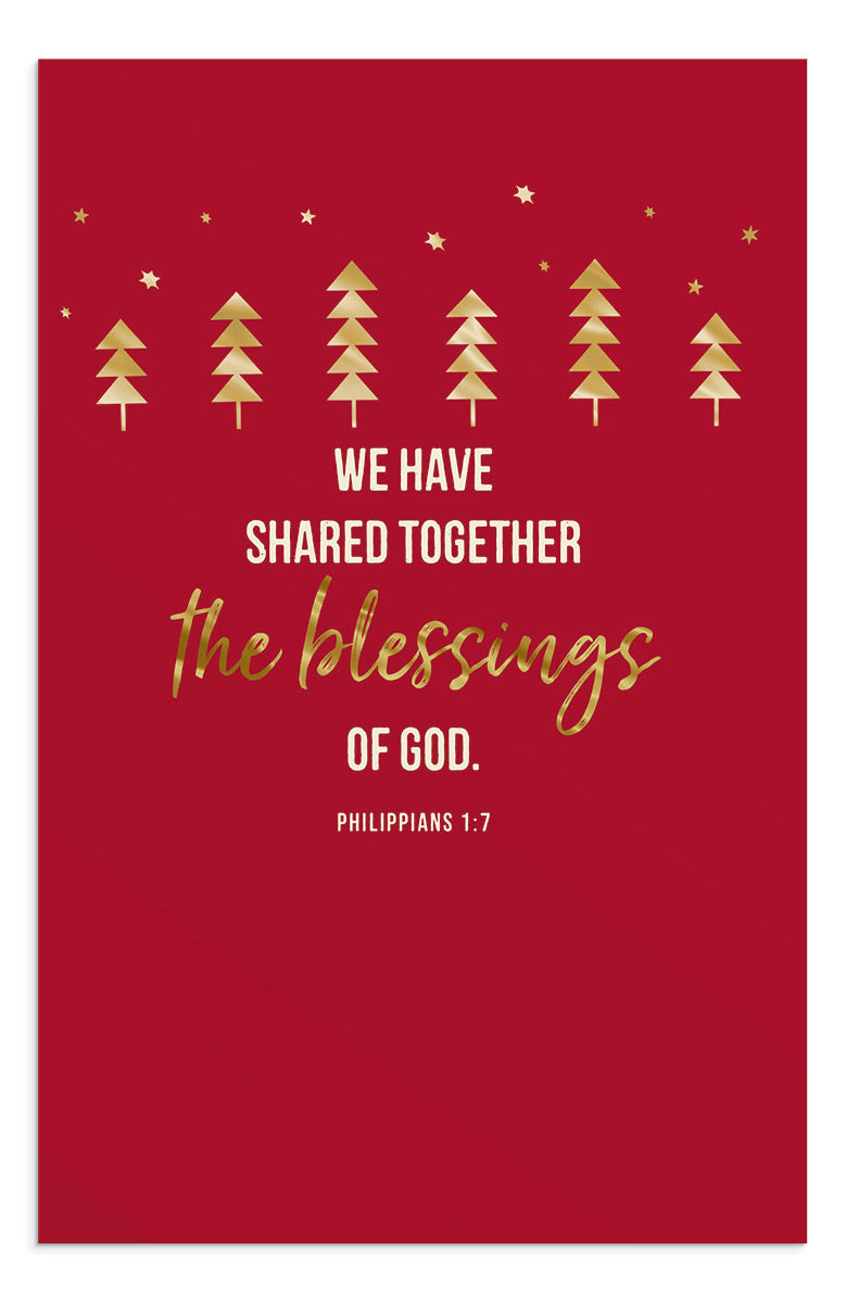 Premium Christmas Card Box -Blessings of God (18 cards) - The Christian Gift Company