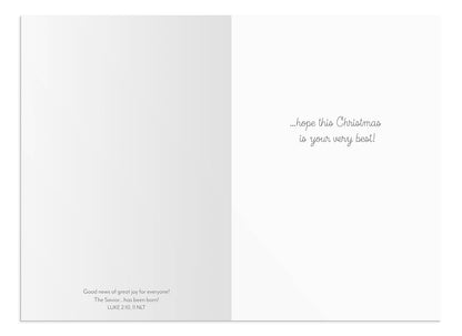 Select Christmas Cards - Merry and Bright (18 cards) - The Christian Gift Company