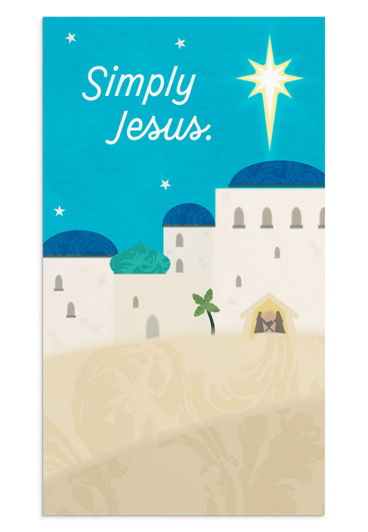 Little Inspirations Christmas Cards - Simply Jesus (16 cards) - The Christian Gift Company