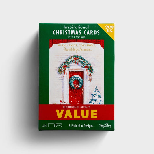 Value Box - Traditional Scenes (48 cards) - The Christian Gift Company