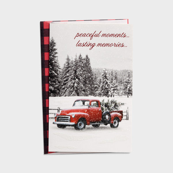 Premium Christmas Card Box - Peaceful Moments (18 cards) - The Christian Gift Company