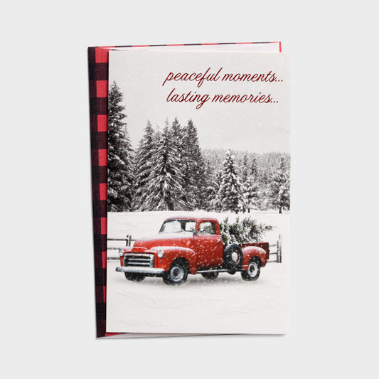 Premium Christmas Card Box - Peaceful Moments (18 cards) - The Christian Gift Company