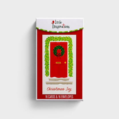 Little Inspirations Christmas Cards - Christmas Joy (16 cards) - The Christian Gift Company