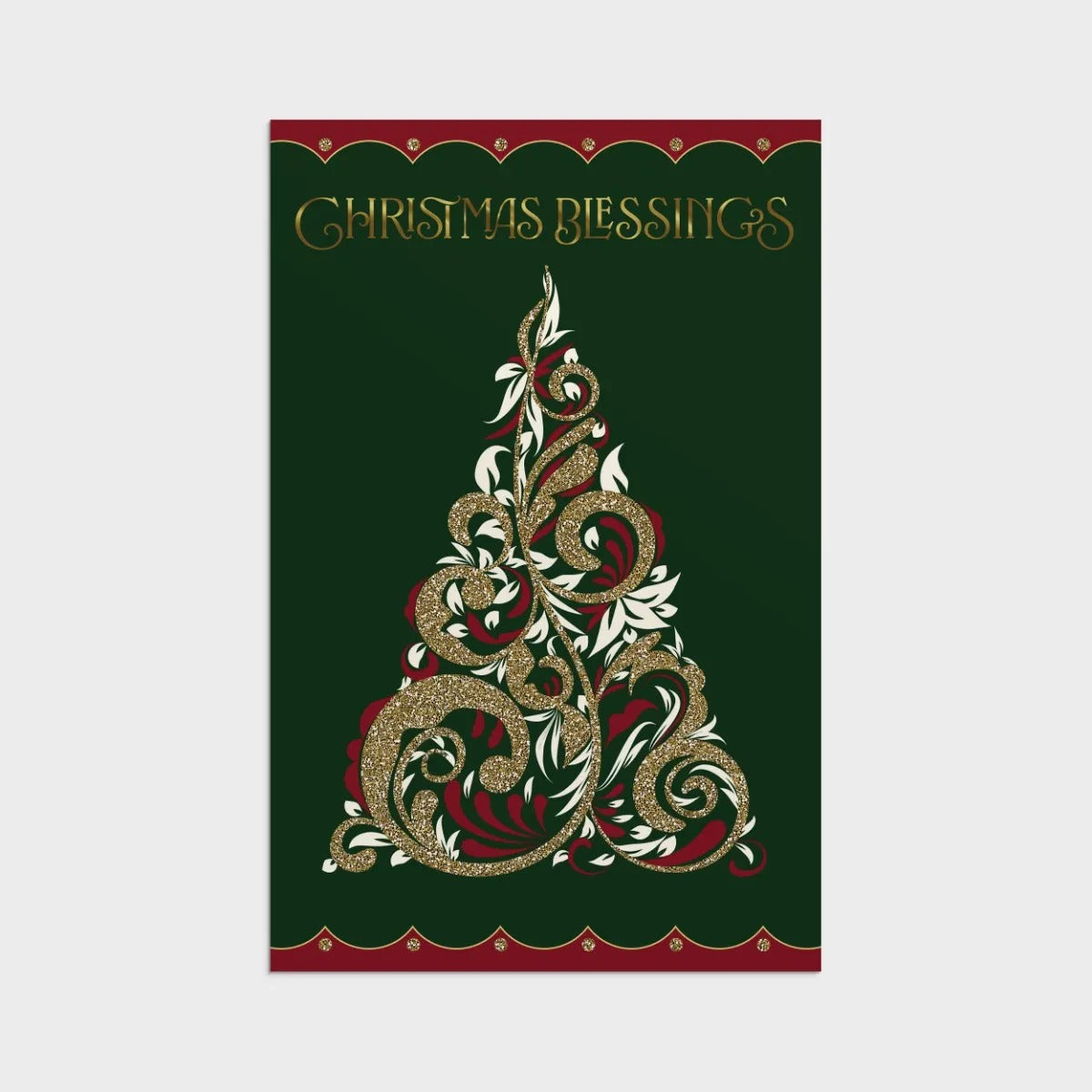 Premium Christmas Card Box - Christmas Blessings (18 cards)