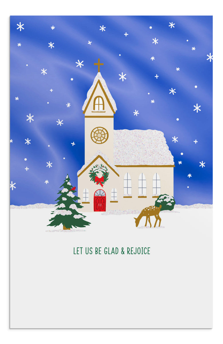 Let Us Be Glad and Rejoice - 18 Christmas Boxed Cards - The Christian Gift Company