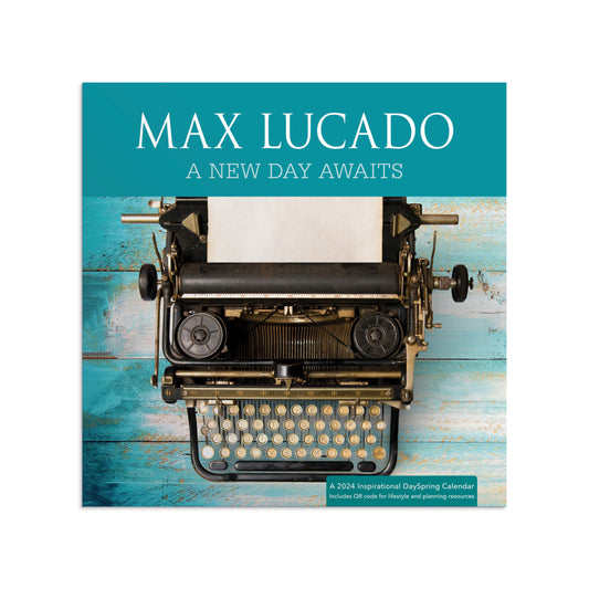 A New Day Awaits: Max Lucado  2024 Wall Calendar - The Christian Gift Company