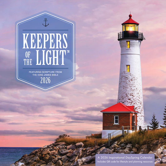 Keepers of the Light KJV 2026 Inspirational Wall Calendar - The Christian Gift Company
