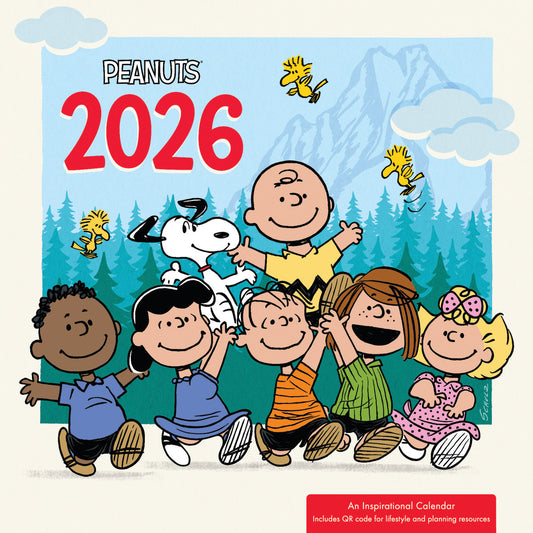 Peanuts 2026 Inspirational Wall Calendar - The Christian Gift Company