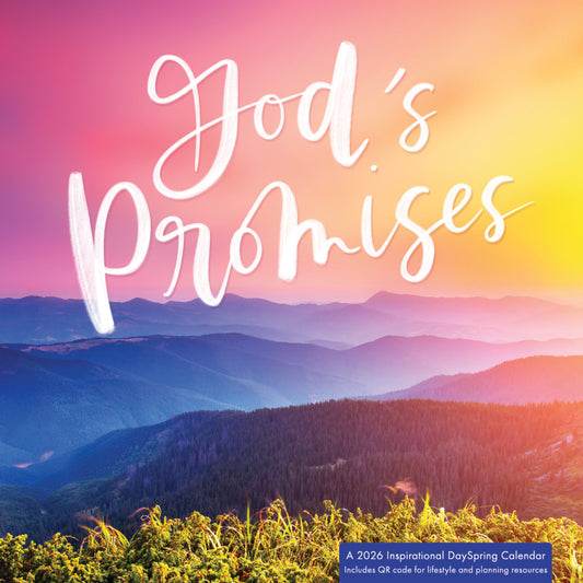 God's Promises 2026 Mini Inspirational Wall Calendar - The Christian Gift Company