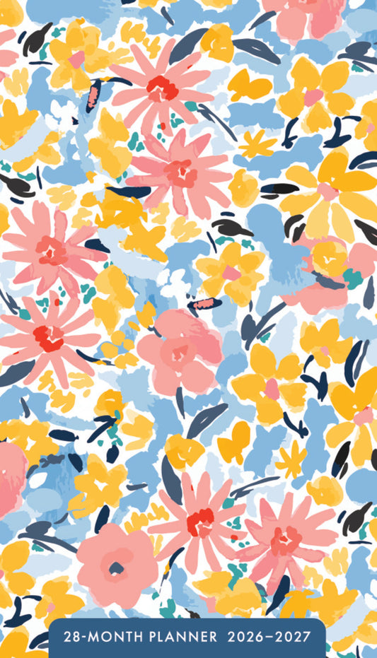 Floral 2026-2027 Inspirational Pocket Planner