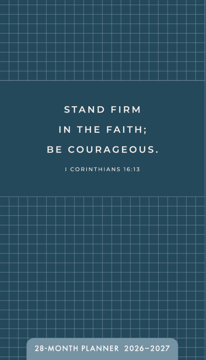 Stand Firm 2026-2027 Inspirational Pocket Planner