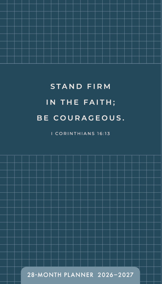 Stand Firm 2026-2027 Inspirational Pocket Planner