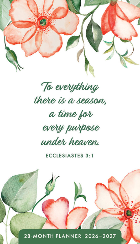 Floral Scripture 2026-2027 Inspirational Pocket Planner