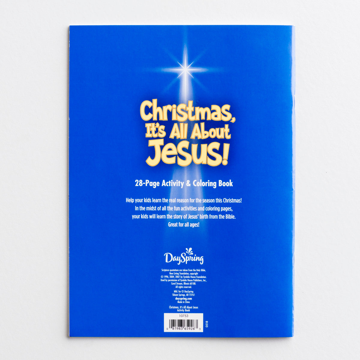 Christmas: It's All About Jesus! - Children's Activity Book - The Christian Gift Company