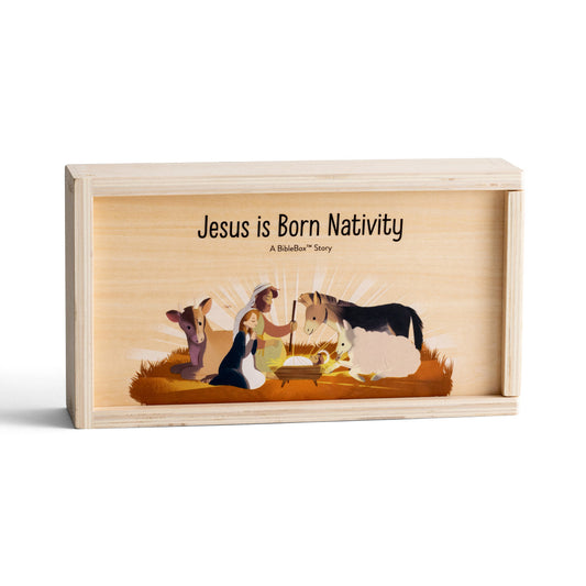 Jesus Is Born - Biblebox Nativity Set - The Christian Gift Company