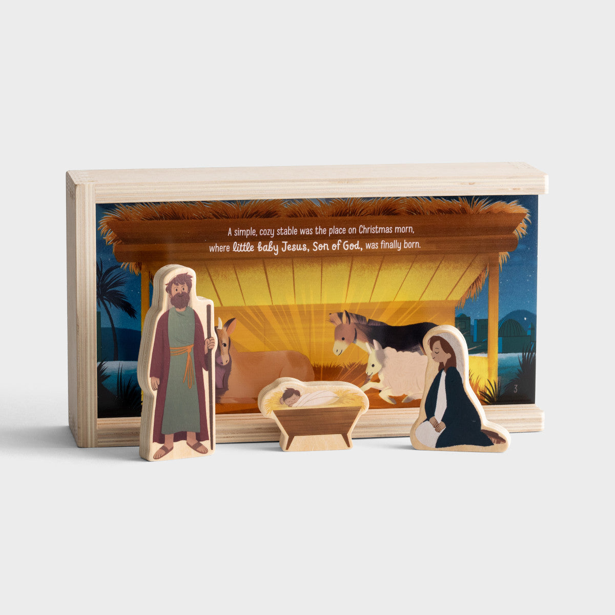 Jesus Is Born - Biblebox Nativity Set - The Christian Gift Company