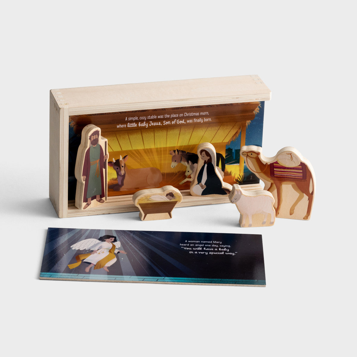 Jesus Is Born - Biblebox Nativity Set - The Christian Gift Company