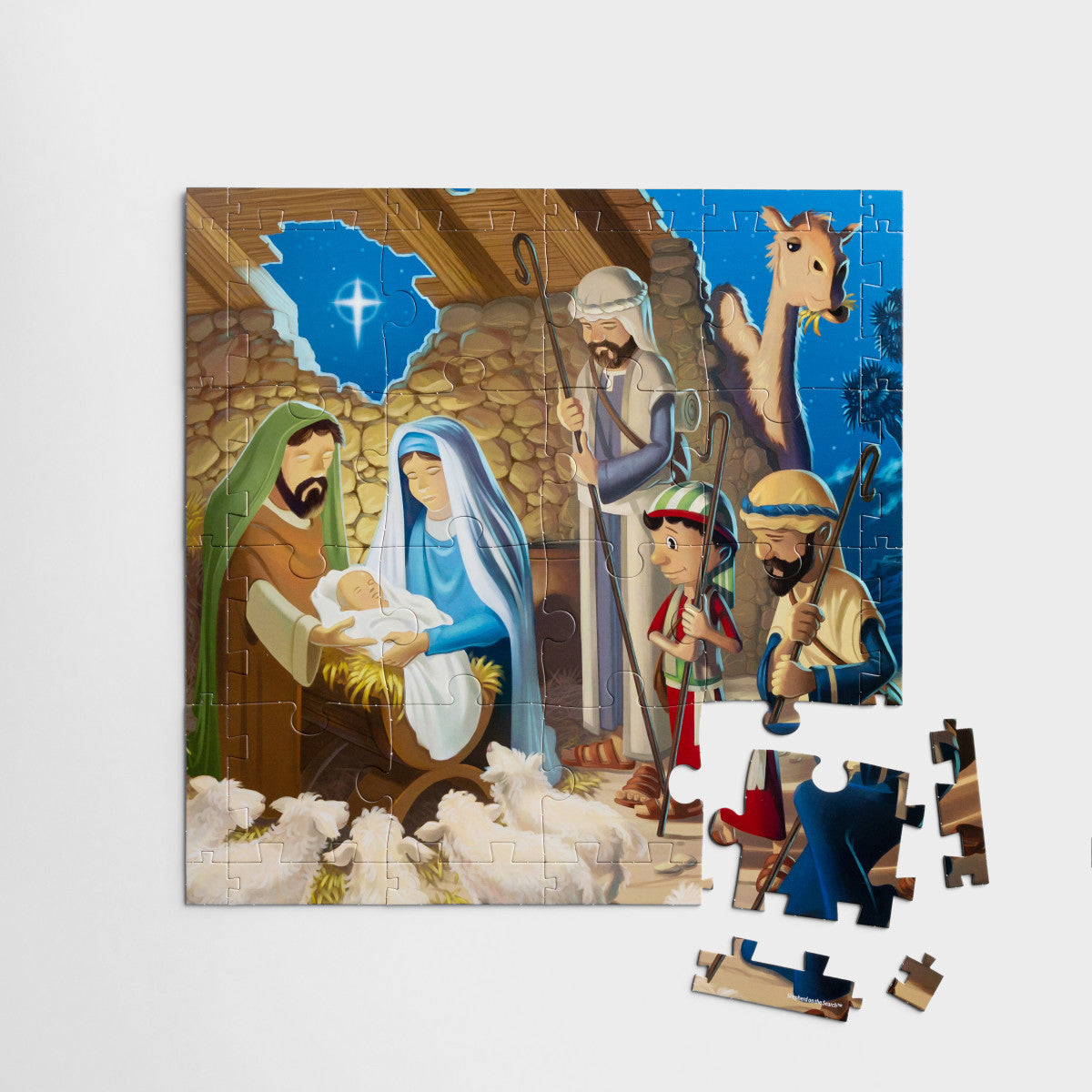 The Christmas Story - Floor Puzzle - The Christian Gift Company