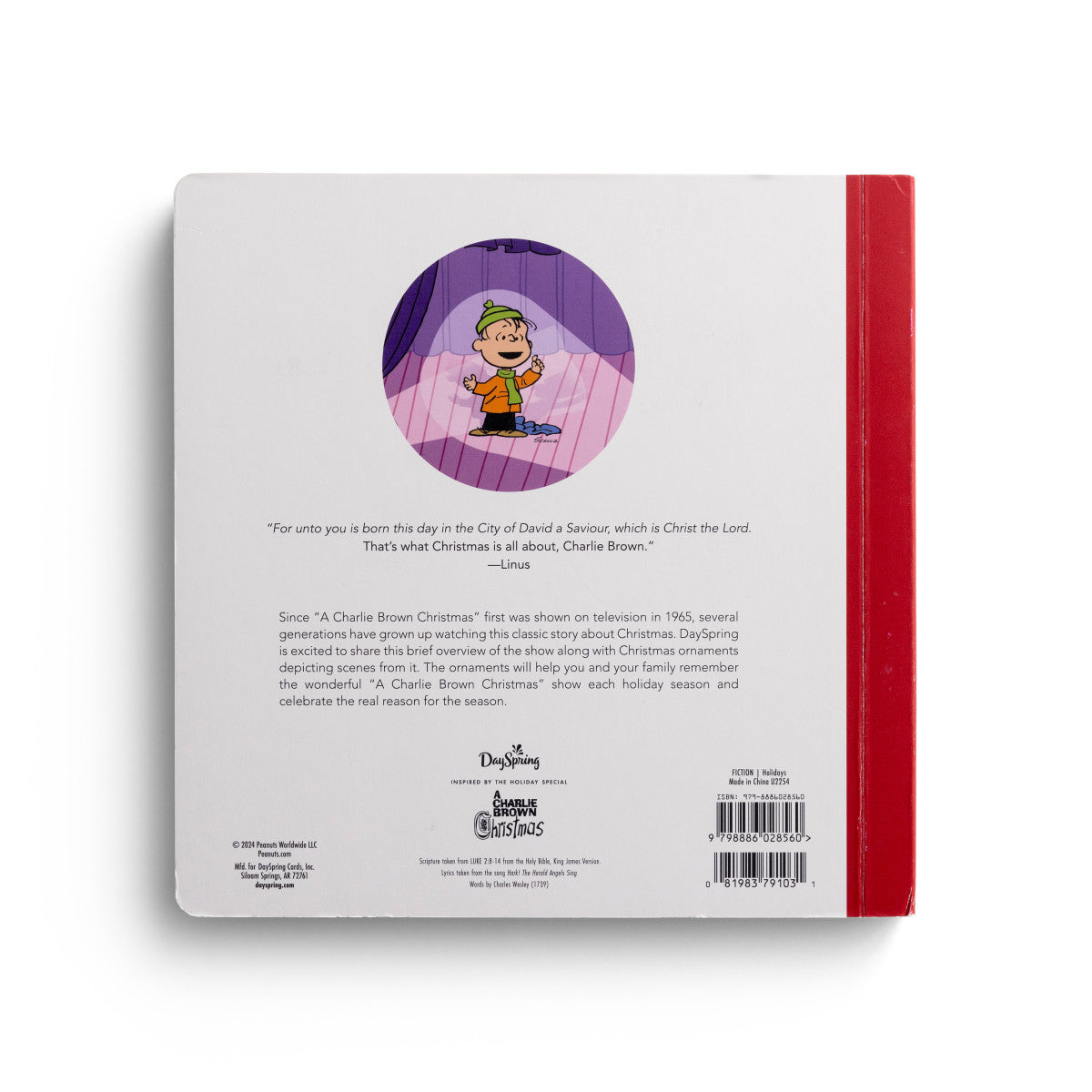 Peanuts® - A Charlie Brown Christmas: Ornament Book - The Christian Gift Company