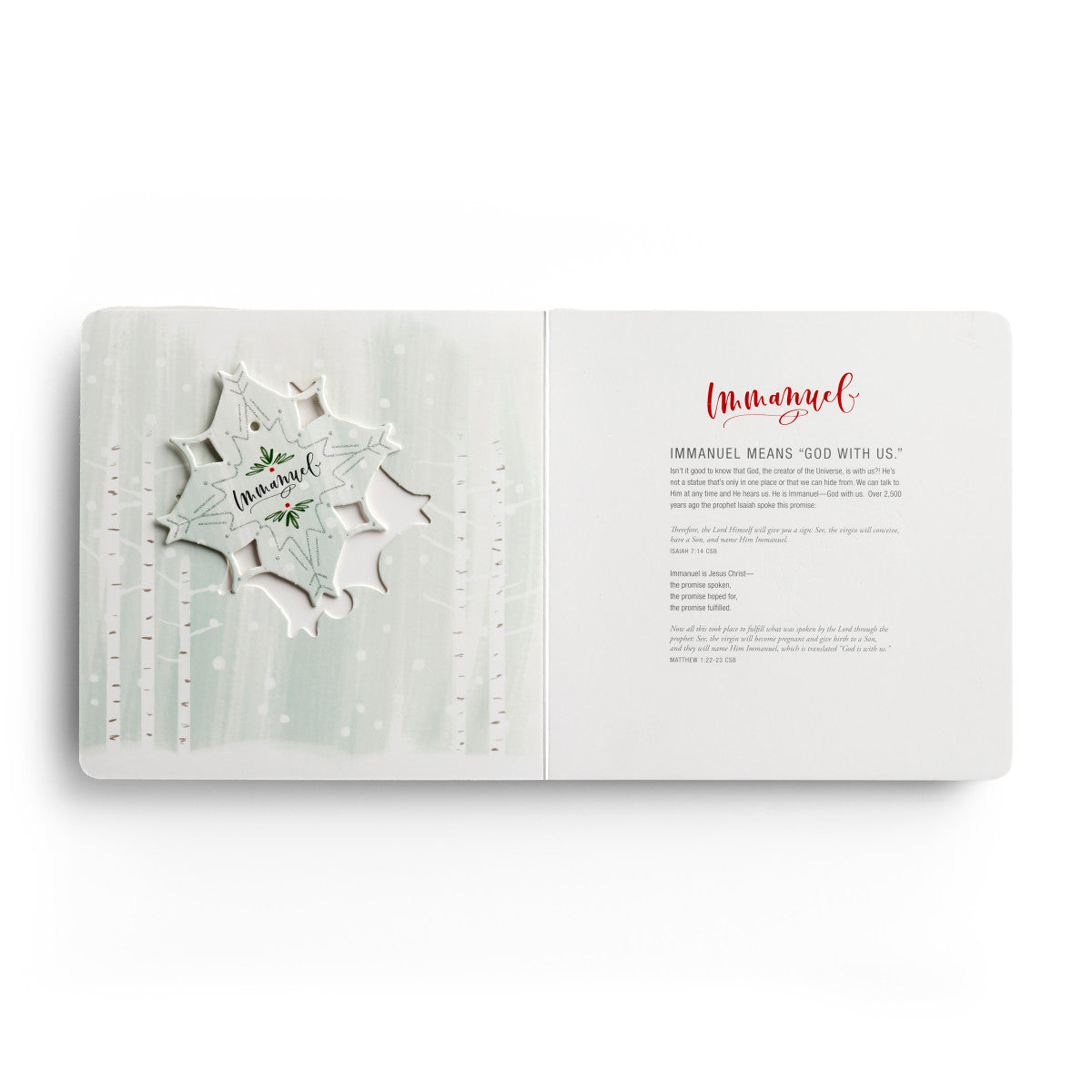 Names of Jesus - Ornament Book with Advent Devotionals - The Christian Gift Company