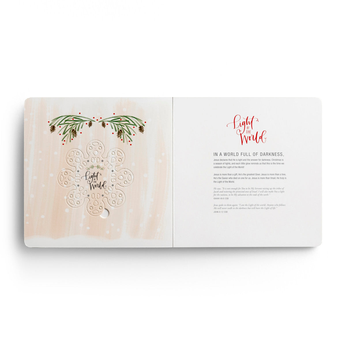 Names of Jesus - Ornament Book with Advent Devotionals - The Christian Gift Company